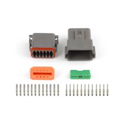 Haltech Plug & Pins Only Matching Set of Deutsch DT-12 Connectors