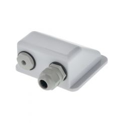 Hulk 4x4 ABS Solar Cable Dual Entry Point IP67 White Pack of 1