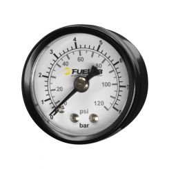 Fuelab EFI Fuel Pressure Gauge 0-120 Psi / 0-8 Bar