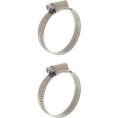 Icon Solid Band Hose Clamp 16-22mm Pack of 2