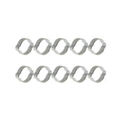 Icon Hose Clamp Double Ear Zinc Plated 34-37mm Pack of 10
