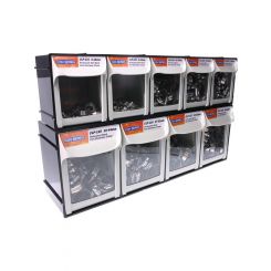 Icon 9 Drawer Merchandiser Perforated Part Stainless