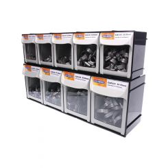 Icon 9 Drawer Merchandiser Solid Band Part Stainless