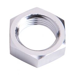 Aeroflow Bulkhead Nut -6AN Silver