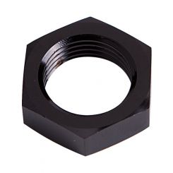 Aeroflow Bulkhead Nut -16AN Black