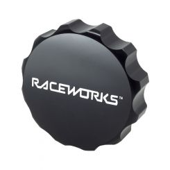 Raceworks Small Radiator Cover & 1.1Bar Cap Black