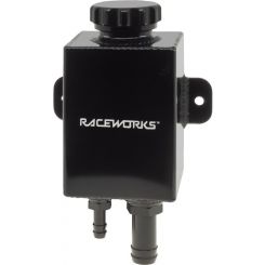 Raceworks Square Power Steering Reservoir Black