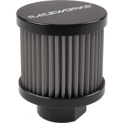 Raceworks Small AN12 Breather Black