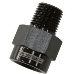 Aeroflow BSP Male to NPT Female Adapter 1/8" to 1/8", Black