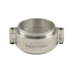 Raceworks 5.00In Polished Aluminium Intercooler Pipe Clamp