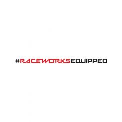 Raceworks Equipped Sticker 400mm x 24mm