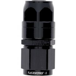 Raceworks Cutter Hose End AN8 Straight Bulk Pack 20