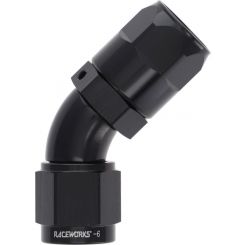 Raceworks PTFE Hose End AN6 45 Deg