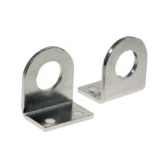 Raceworks Brake Hose Mounting Bracket Bolt On 90 Deg 2Pk