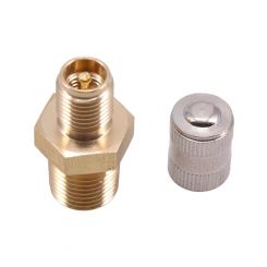 Raceworks 1/8In NPT Schrader Valve w/ Dust Cap