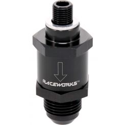 Raceworks One Way Valve M10X1.0 To AN8