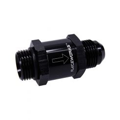 Raceworks One Way Valve AN8 Male Flare Outlet - AN8 ORB Inlet