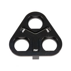 Raceworks 3Way Triangular Bulkhead Plate