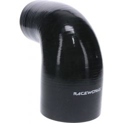 Raceworks 90 Deg Reducer 2.00-2.75In 51-70mm Black