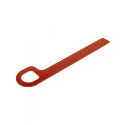 Raceworks Red Long Tow Hook Msa Spec 300mm