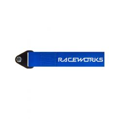 Raceworks Blue Flexible Tow Strap