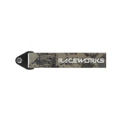 Raceworks Digital Camouflage Flexible Tow Strap