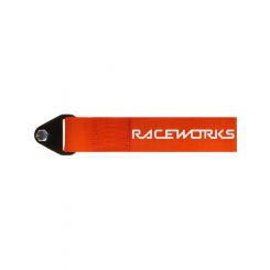 Raceworks Orange Flexible Tow Strap