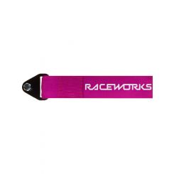 Raceworks Pink Flexible Tow Strap
