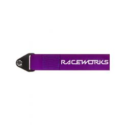 Raceworks Purple Flexible Tow Strap
