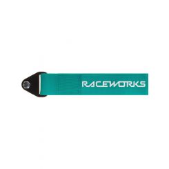 Raceworks Teal Flexible Tow Strap