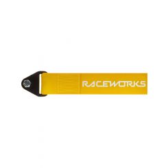 Raceworks Yellow Flexible Tow Strap