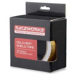 Raceworks Gold Heat Shield Tape Self Adhesive 2Inx30Ft 9.1M