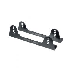 Raceworks 110mm Black Mild Steel Seat Mounts Pair