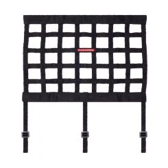 Raceworks Black 18Inx24In Window Net w/ Straps