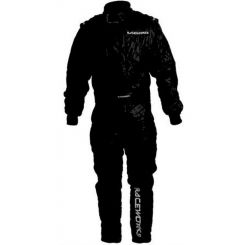 Raceworks 3Xl Black Race Suit 1Pc 2Layer Sfi Approved