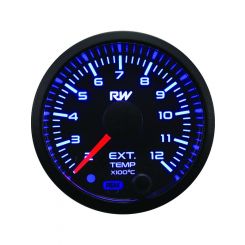 Raceworks 52mm Electronic Egt Gauge Kit 200-1200Deg