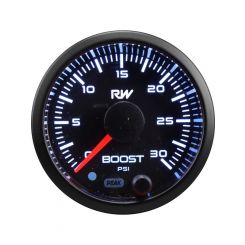 Raceworks 52mm Electronic Diesel Boost Gauge Kit 30Psi