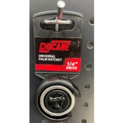 Chicane Tools 1/4 inch Drive Universal Palm Ratchet