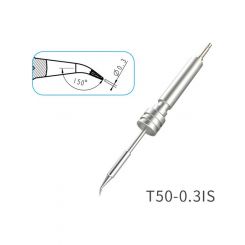 Atten 50W Integrated Heater Solder Tip 0.3mm Bent For GT & MS-900