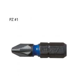 CK Tools Blue Steel Impact Screwdriver Bit 25mm PZ1