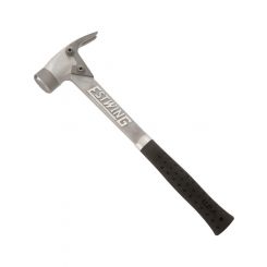 Estwing 14oz Blue Vinyl Grip Aluminium Hammer with Smooth Face