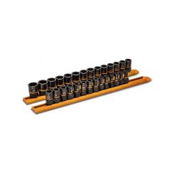 Gearwrench 28pc 1/4in 3/8in Drive Bolt Biter Impact Extraction Socket