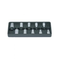 Gedore IN19 PM-10 1/2in Screwdriver Socket Set 10 Pc