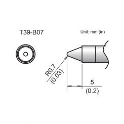 Hakko T39 Soldering Tip/Shape-0.7B For FX971