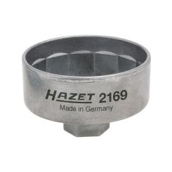 Hazet Oil Filter Wrench 3/8in 82mm Outside 14-Point Profile