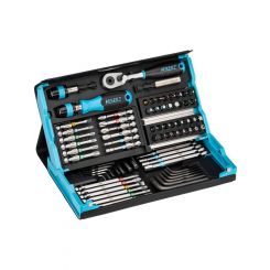 Hazet 73 Pcs Smartcase Screwdriver Bit Set 1/4in Hex