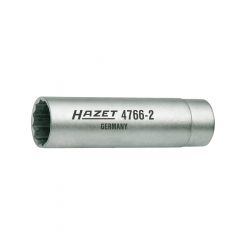 Hazet 3/8in Spark Plug Wrench Outside 12-Point Profile 14mm