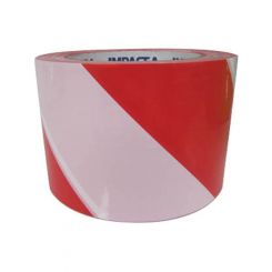 Impact-A Red & White Barricade Tape 72mm x 100m