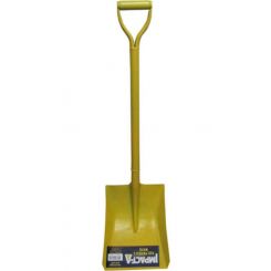 Impact-A D-Shape Shovel Metal Handle Square Shovel Head