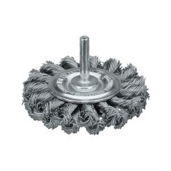 Lessmann Knot Wheel Brush Diameter 75mm Right Knotted Steel Wire